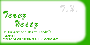 terez weitz business card